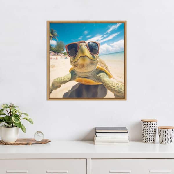 Kate and Laurel Sylvie Funny Animal Turtle Selfie by The Creative