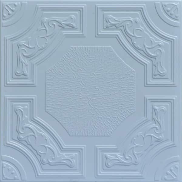A La Maison Ceilings Evergreen Breath of Fresh Air 1.6 ft. x 1.6 ft. Decorative Foam Glue Up Ceiling Tile (21.6 sq. ft./Case)