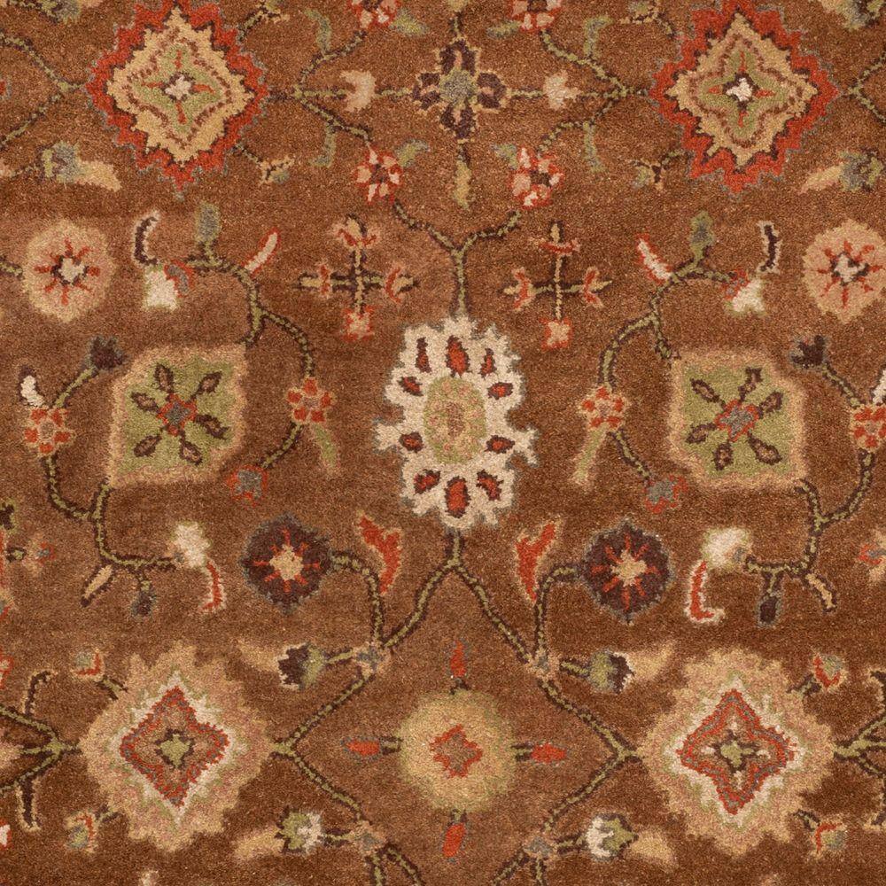 Handmade Red Wool Tufted 6' x 9' Area Rug