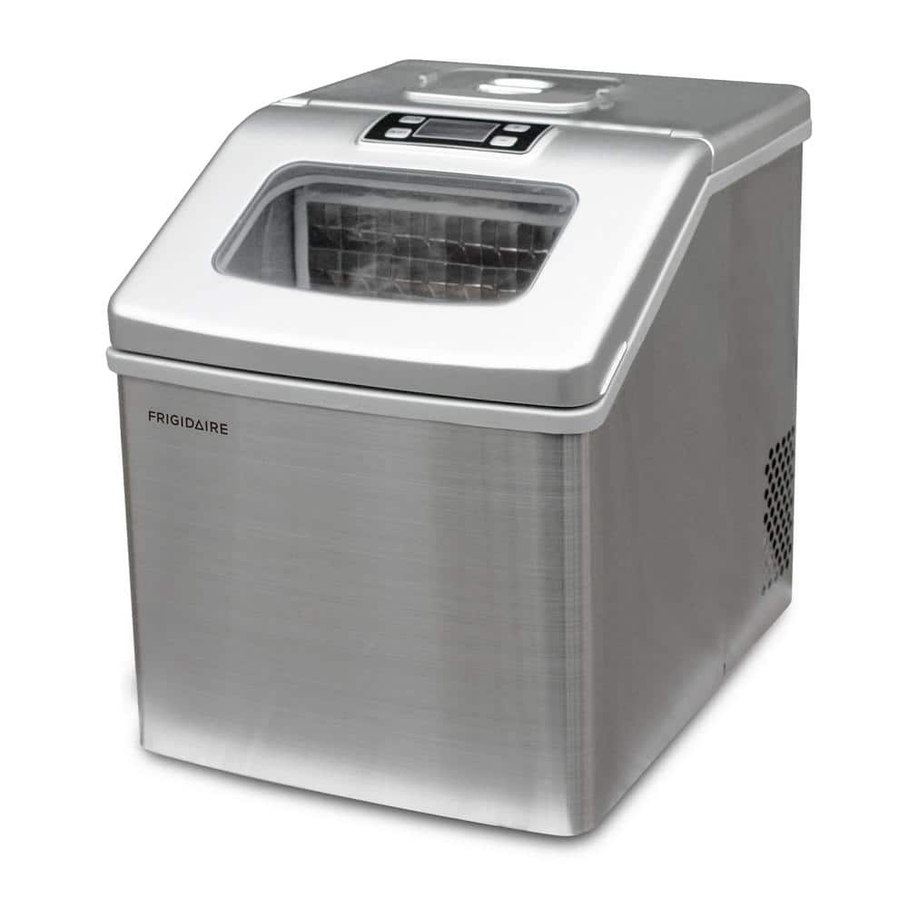 Frigidaire Extra-Large Ice Maker, Stainless Steel