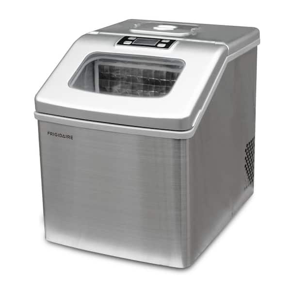 Stainless Steel Ice Maker: Frigidaire 40lb