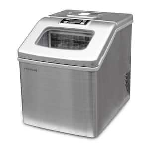 40 lb. Freestanding Ice Maker in Stainless Steel