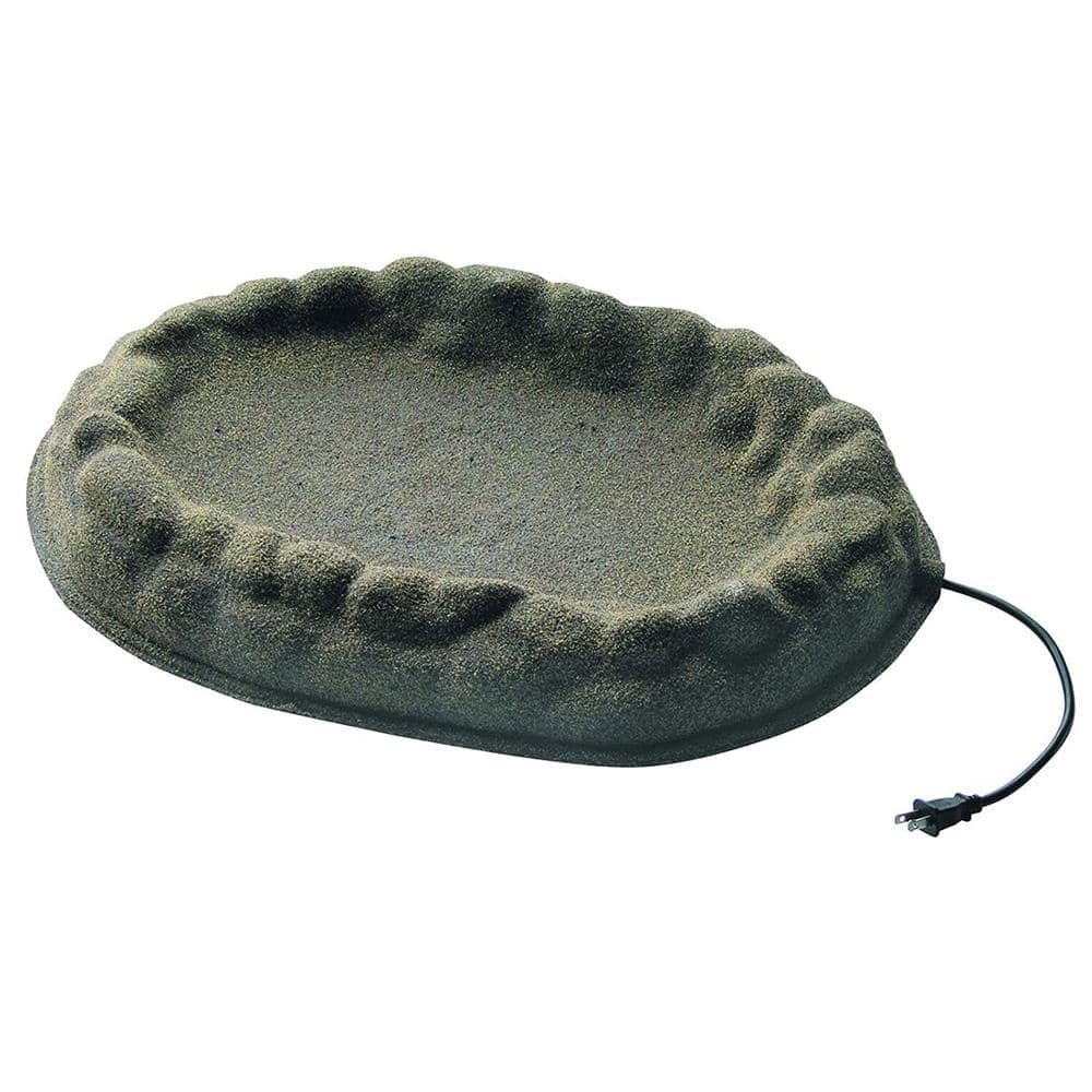 70-Watt Four Seasons Outdoor Sand Coated Heated Birdbath