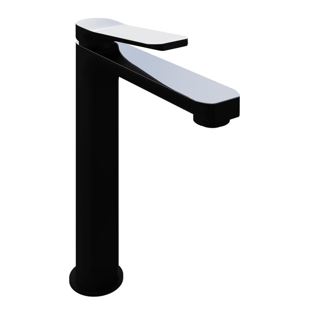 Single-Handle Single-Hole Bathroom Vessel Sink Faucet with Pop-Up Drain in 