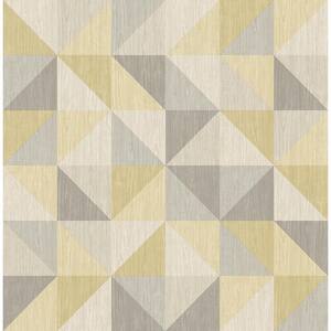 Puzzle Yellow Geometric Yellow Wallpaper Sample