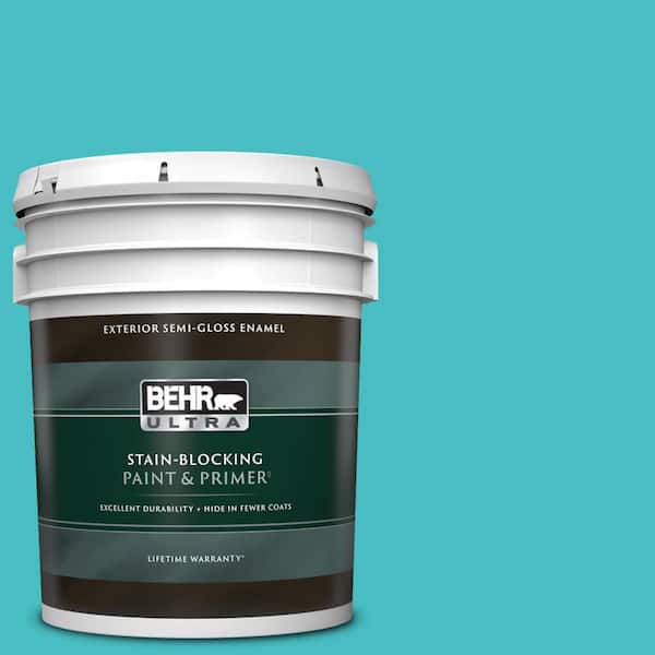 BEHR ULTRA 5 gal. Home Decorators Collection #HDC-WR14-6 North Wind Semi-Gloss Enamel Exterior Paint & Primer