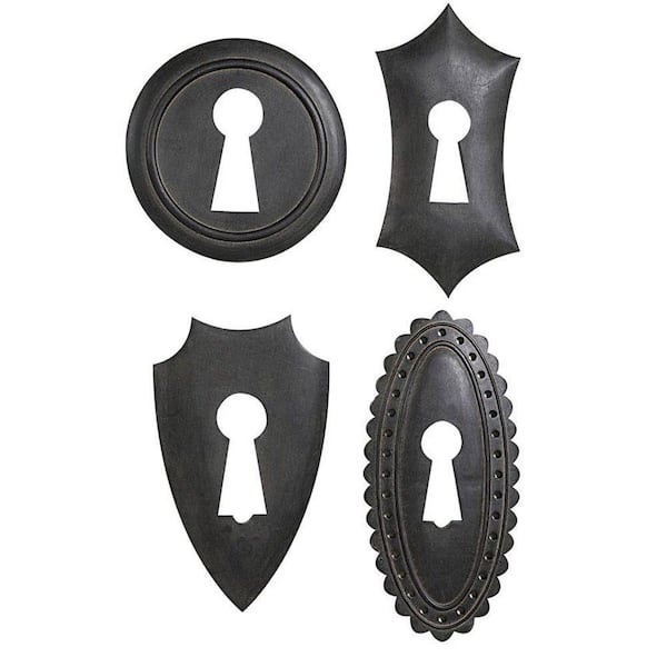 Unbranded 11.5 in. Keyhole Plaques (Set of 4)
