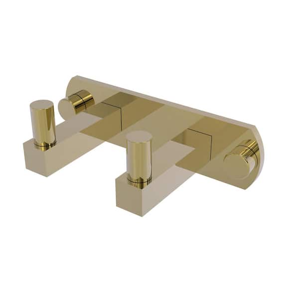 Allied Brass Montero Collection 2 Position Multi Hook - Unlacquered Brass