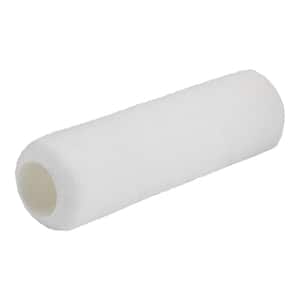 Premium 9 in. x 1/2 in. Shed Resistant White Woven Paint Roller Cover