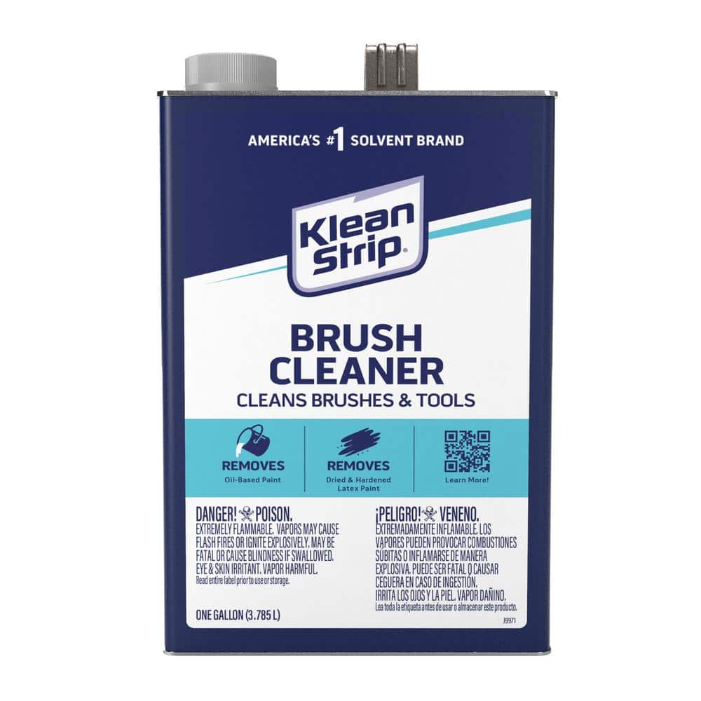 Klean Strip Klean-Strip Brush Cleaner, 1 Quart - Removes Water-Based and  Oil-Based Paint & Stain - Cleans Brushes and Tools in the Paint Cleanup  department at