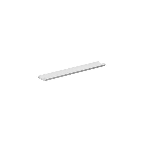 Kunal Kitchens - Brighton Raised 96 in. W x 2.28 in. H x 3 in. D Cove Crown Molding Assembled Wall in Painted White