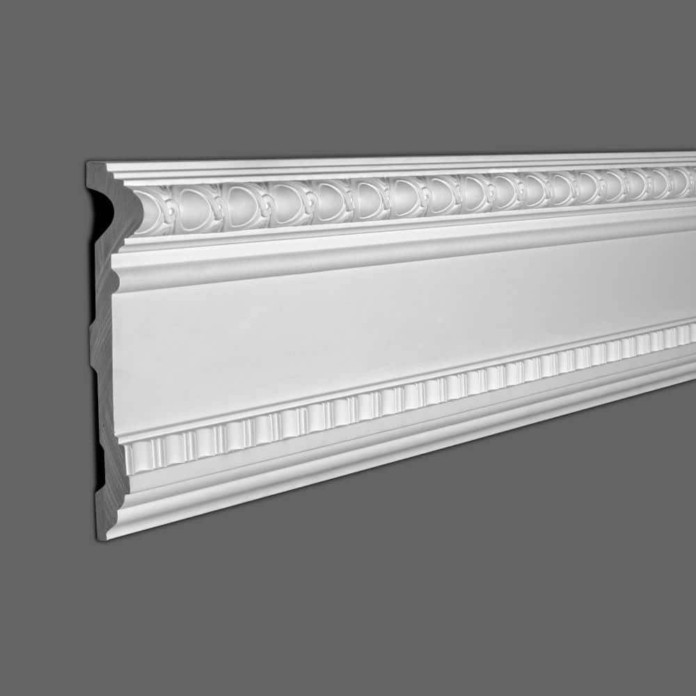 White Decorative Polyurethane Panel Molding Sample