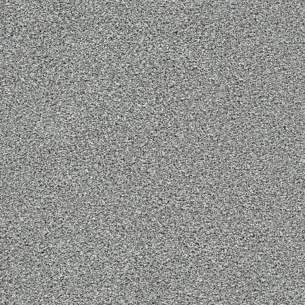Evermore II - Boundless Gray - 55 Oz. SD Polyester Texture Installed Carpet