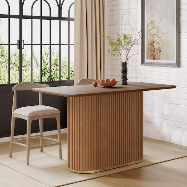 Harper & Bright Designs Mid-Century Modern Light Ash 63 in. Wood 