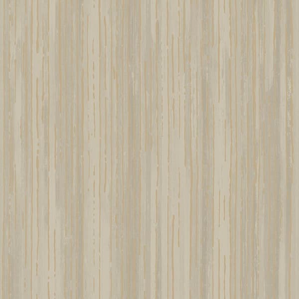 Unbranded Metallic FX Abstract Stripe Beige and Gold Non-Woven Wallpaper Paper