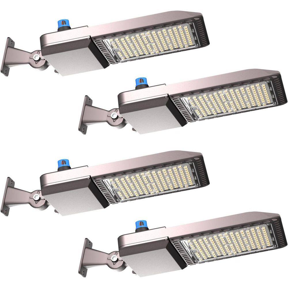 320W 48000 Lumen LED Parking Lot Light Dusk to Dawn Smart Photocell Outdoor Arm Mount IP65 5000K 4 Pack price history on PriceWatchPro