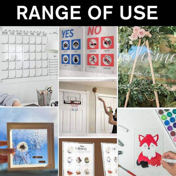 Crafting Signage Material 8-Pack Clear – 12x12x1/8, Shatter Resistant Plexiglass For DIY, Displays & Crafts Acrylic Sheets Crafting Signage Material 8-Pack Clear – 12x12x1/8, Shatter Resistant Plexiglass For DIY, Displays & Crafts Acrylic Sheets