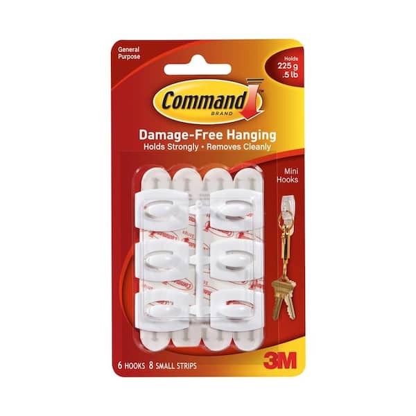 MICRO & MINI HOOKS & DECORATING CLIPS & WIRE HOOKS Command Strips NEW!