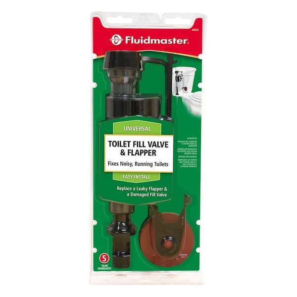 Fluidmaster 400CRP14 Toilet Fill Valve and Flapper Repair Kit for sale online 