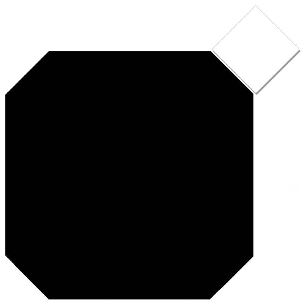 Monocolor Octagon Nero with Taco Alaska 12 in. x 12 in. Ceramic Floor and Wall Take Home Tile Sample price history on PriceWatchPro