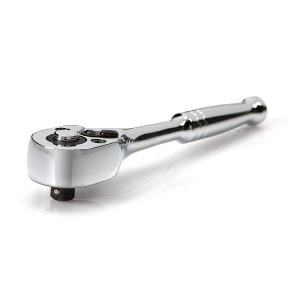 TEKTON 1/4 in. Drive 5 in. Polished Quick-Release Ratchet