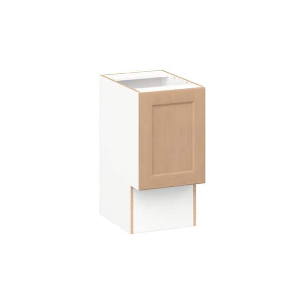 Lakewood 15 in. W x 21.83 in. D x 30 in. H Assembled Shaker Accessible ADA Bath Base Kitchen Cabinet in Sugar Cookie