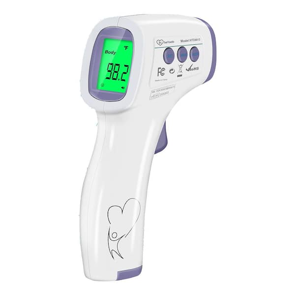 Intelligent 2 in. x 3.74 in. x 1.73 in. Personal Care Products Infrared Thermometer Purple