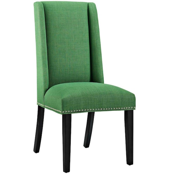 MODWAY Baron Kelly Green Fabric Dining Chair