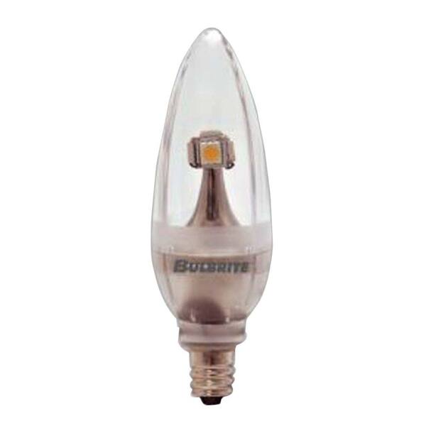 Illumine 15W Equivalent Bright White E12 2 B10 LED Light Bulb