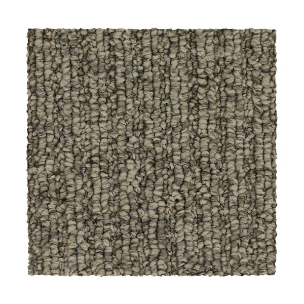 TrafficMaster 8 in. x 8 in. Pattern Loop Capet Sample - Finton - Color Sequoia