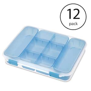 6.0 Qt. 14028606 Divided Storage Case for Crafting and Hardware (12-Pack)