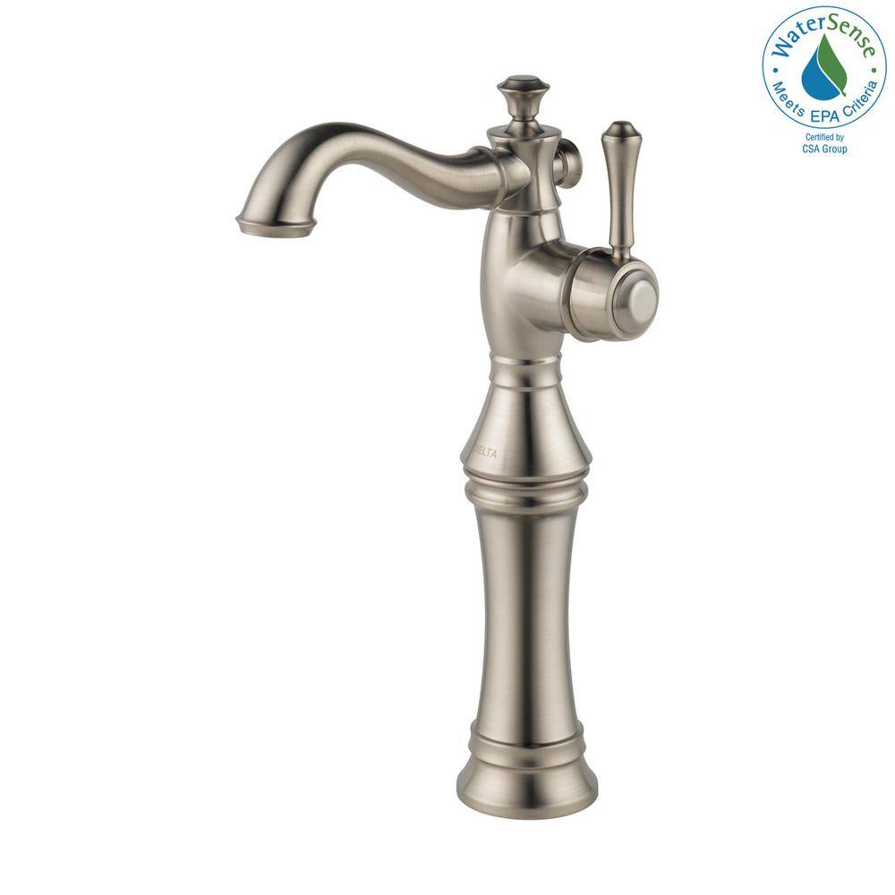 Cassidy Brushed Nickel Single Hole Bathroom Faucet