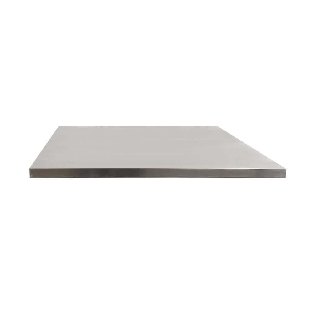 30 in. x 36 in. x 1 in. Stainless Steel Extended Countertop