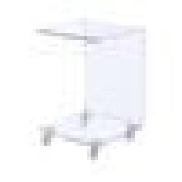 Clear Acrylic Rectangular Snack Table with Removable Casters