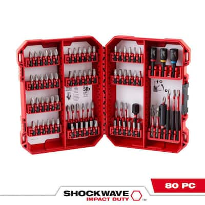 Milwaukee SHOCKWAVE IMPACT DUTY Titanium Drill Bit Set with SPEED