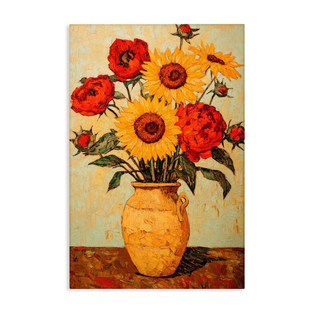 Rustic Flower Display by Petal Prints Design Unframed Nature Graphic Art Print 45 in. x 30 in. price history on PriceWatchPro