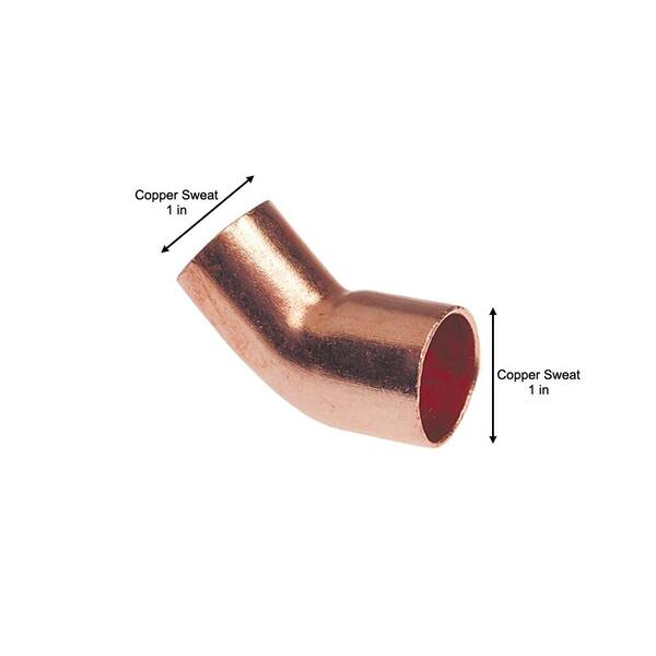 1" Copper 90 Degree Elbow Sweat Solder Pressure Fitting New 