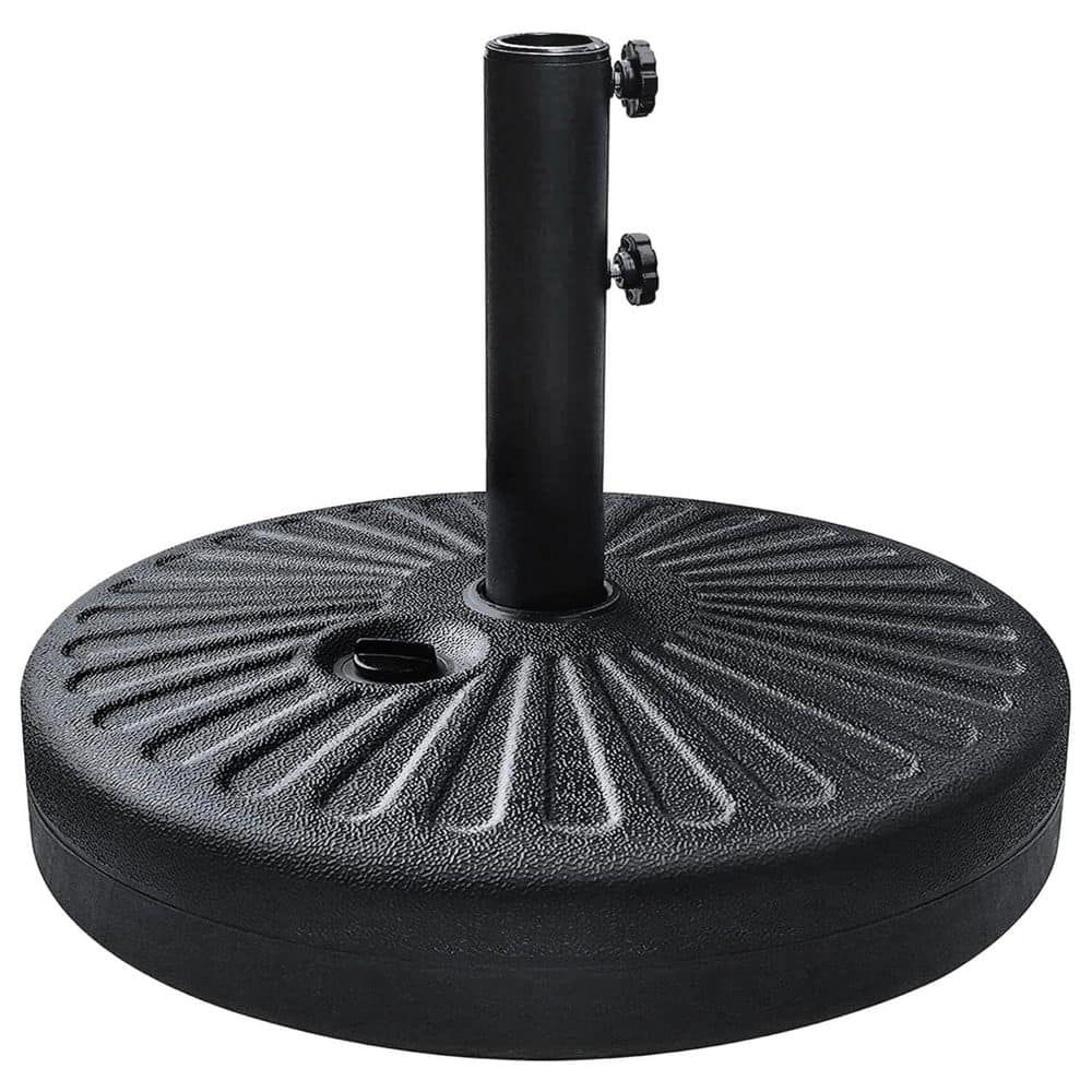 Black Water Filled Umbrella Base, Heavy Duty Outdoor Patio Market Umbrella Holder Stand price history on PriceWatchPro