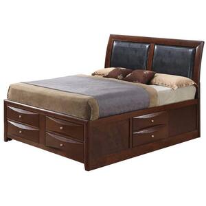 Marilla Cherry Queen Panel Beds