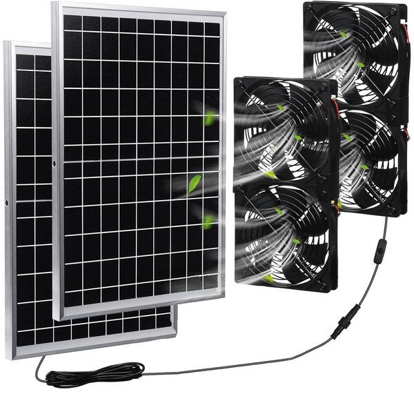 9 4 x 4 7in 15W 420 CFM Solar - Black Gable Mount Attic Fan 22bsa05262 64 600 