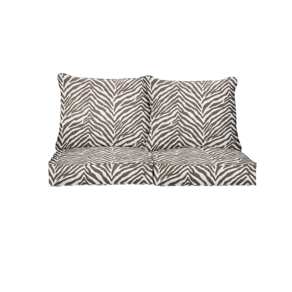 25 x 23 Sunbrella Namibia Grey Deep Seating Indoor/Outdoor Loveseat Cushion price history on PriceWatchPro