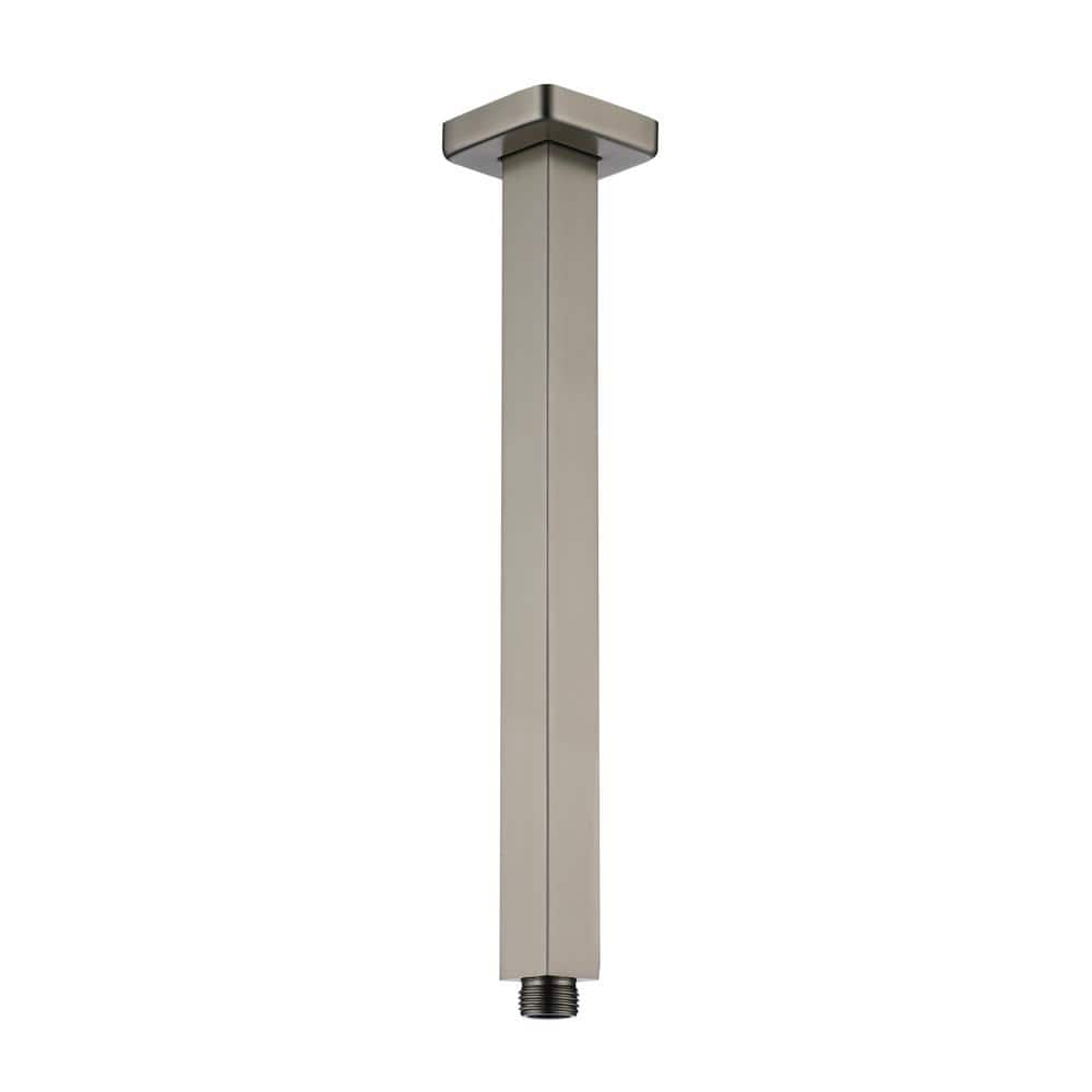 12 in. Square Ceiling Mount Standard Shower Arm and Flange, Brushed Nickel price history on PriceWatchPro