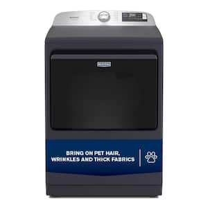 7.4 cu. ft vented Top Load Electric Dryer in Midnight Steel with Pet Pro Option