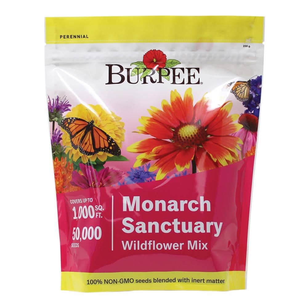 Burpee Garden Wildflower Bag, Monarch Sanctuary Mix 13795 - The Home Depot