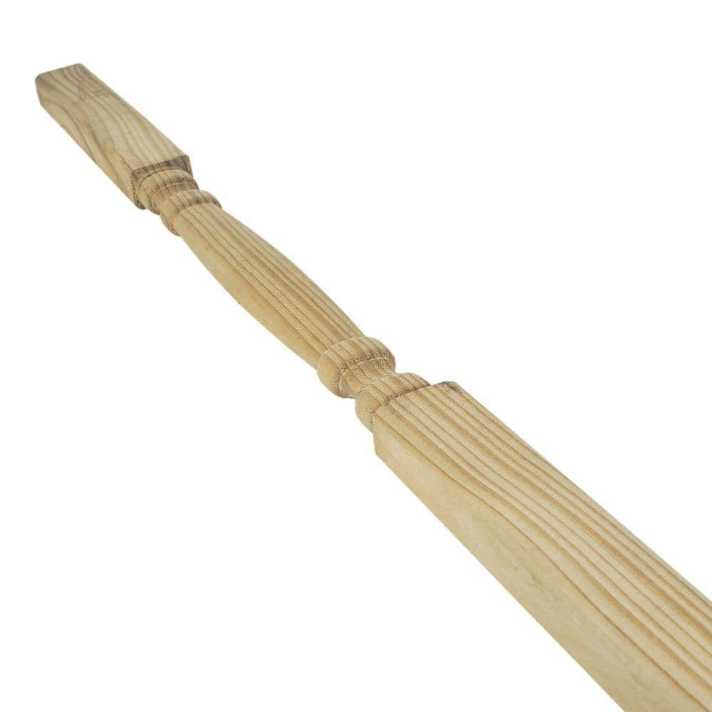 Window Shade Spindle Classic Pressure-Treated 36 in. x 2 in. Pine Spindle 440626 - The Home ...