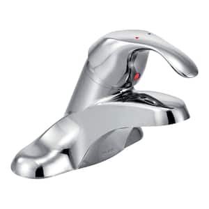 Commercial 4 in. Centerset Single-Handle Low-Arc Bathroom Faucet in Chrome