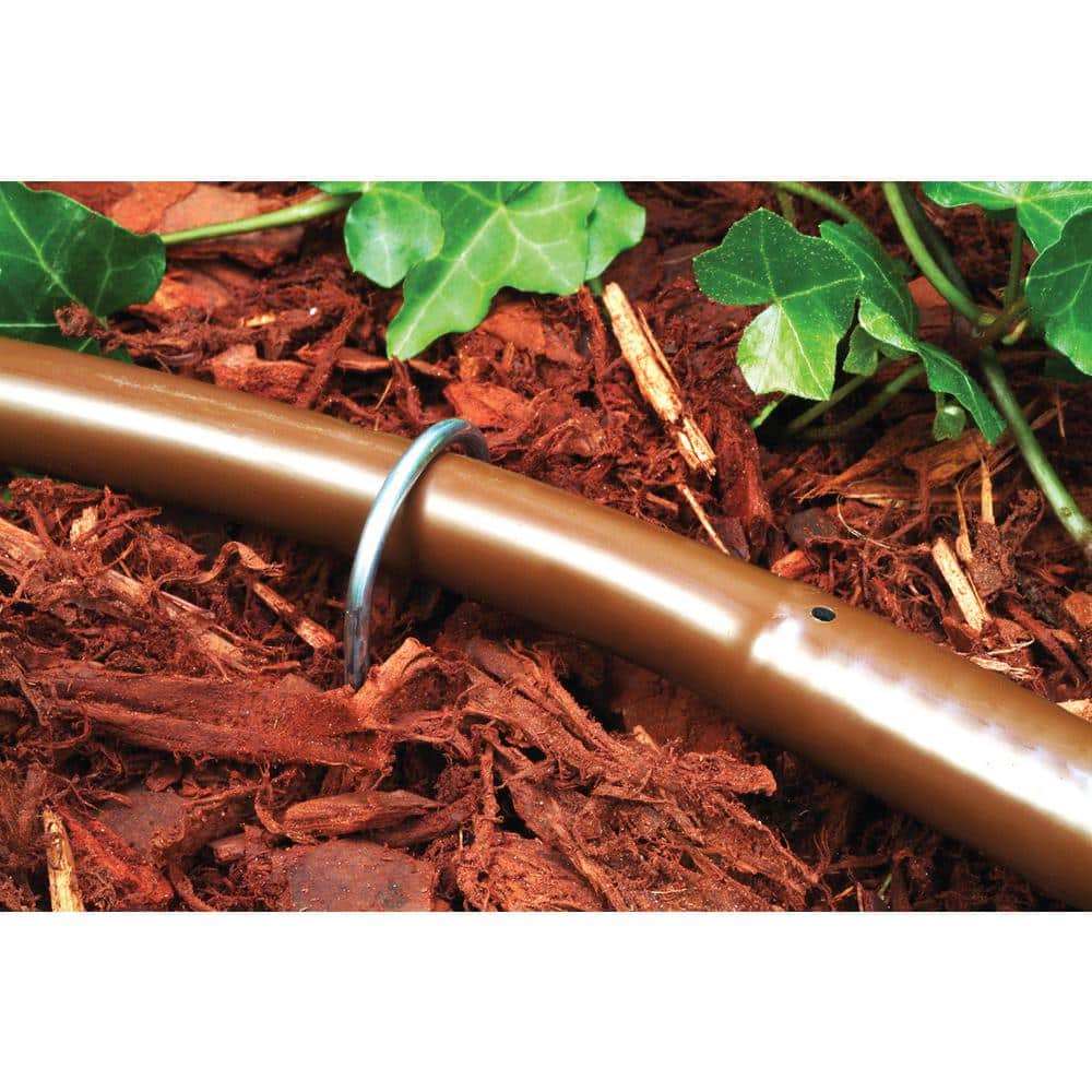 6-inch Galvanized Steel Drip Irrigation Stakes, 10-Pack