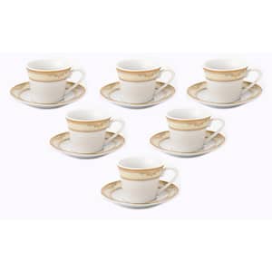 Royal Doulton Coffee Studio 4 oz. Mixed Colors Porcelain Espresso Cup and  Saucer (Set of 4) 40032925 - The Home Depot