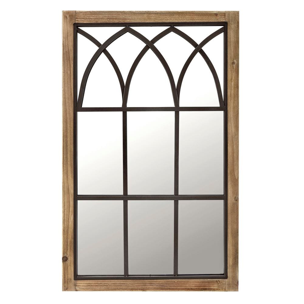 FirsTime & Co. Medium Rectangle Weathered Brown Antiqued Contemporary