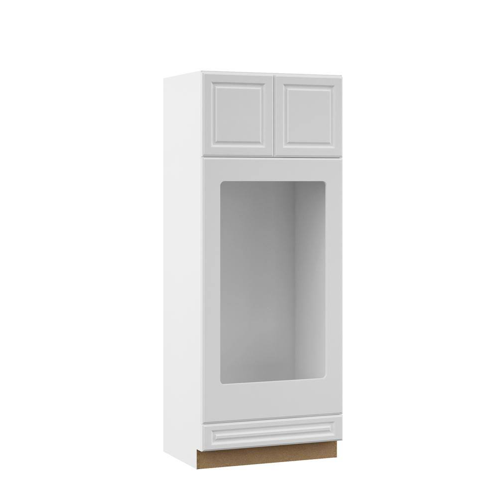 Designer Series Elgin Assembled 33x96x23.75 in. Double Oven Kitchen Cabinet in White price history on PriceWatchPro